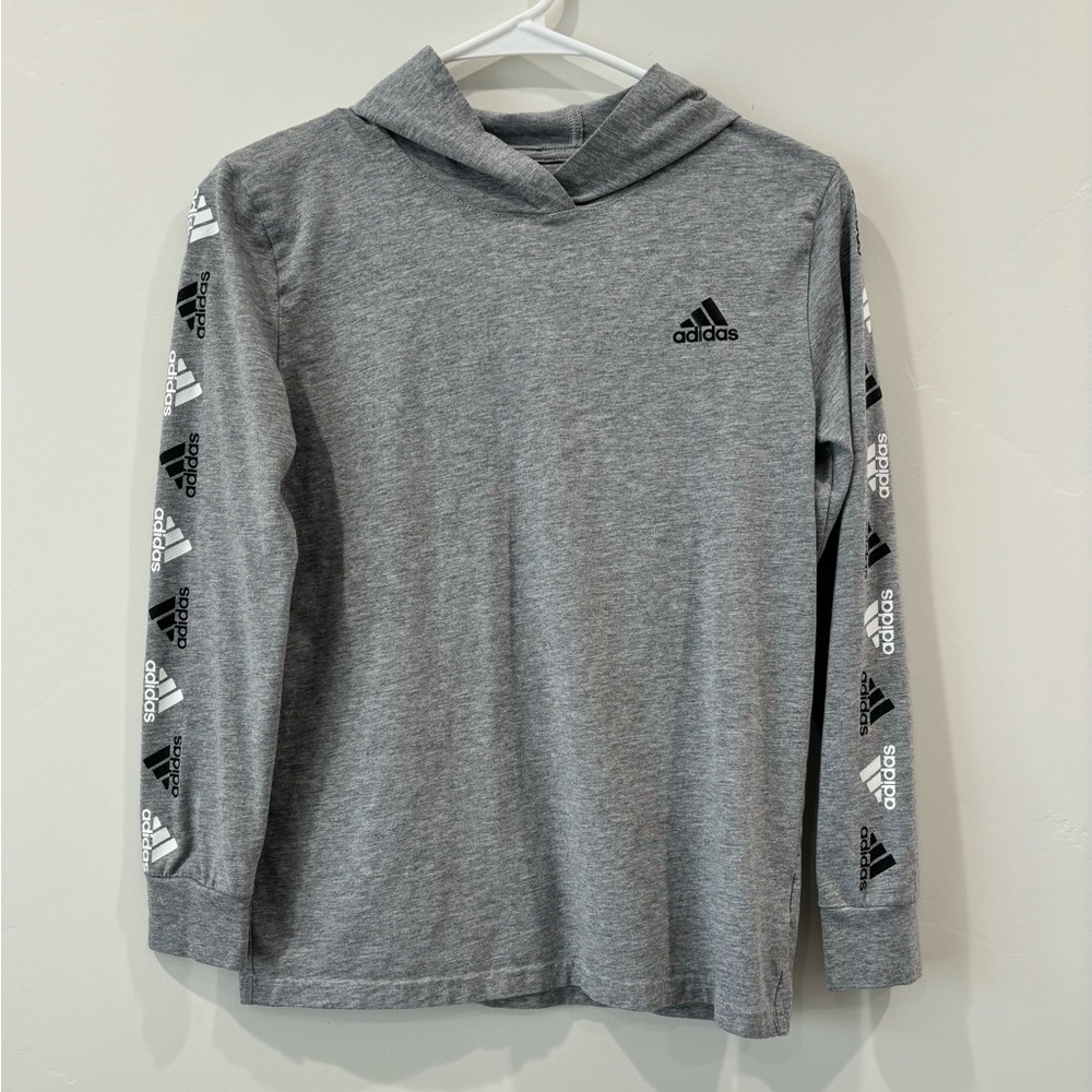 Boys Adidas Hooded Shirt